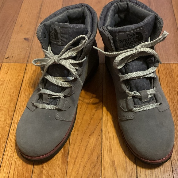 Gray Suede Boots - Picture 4 of 6